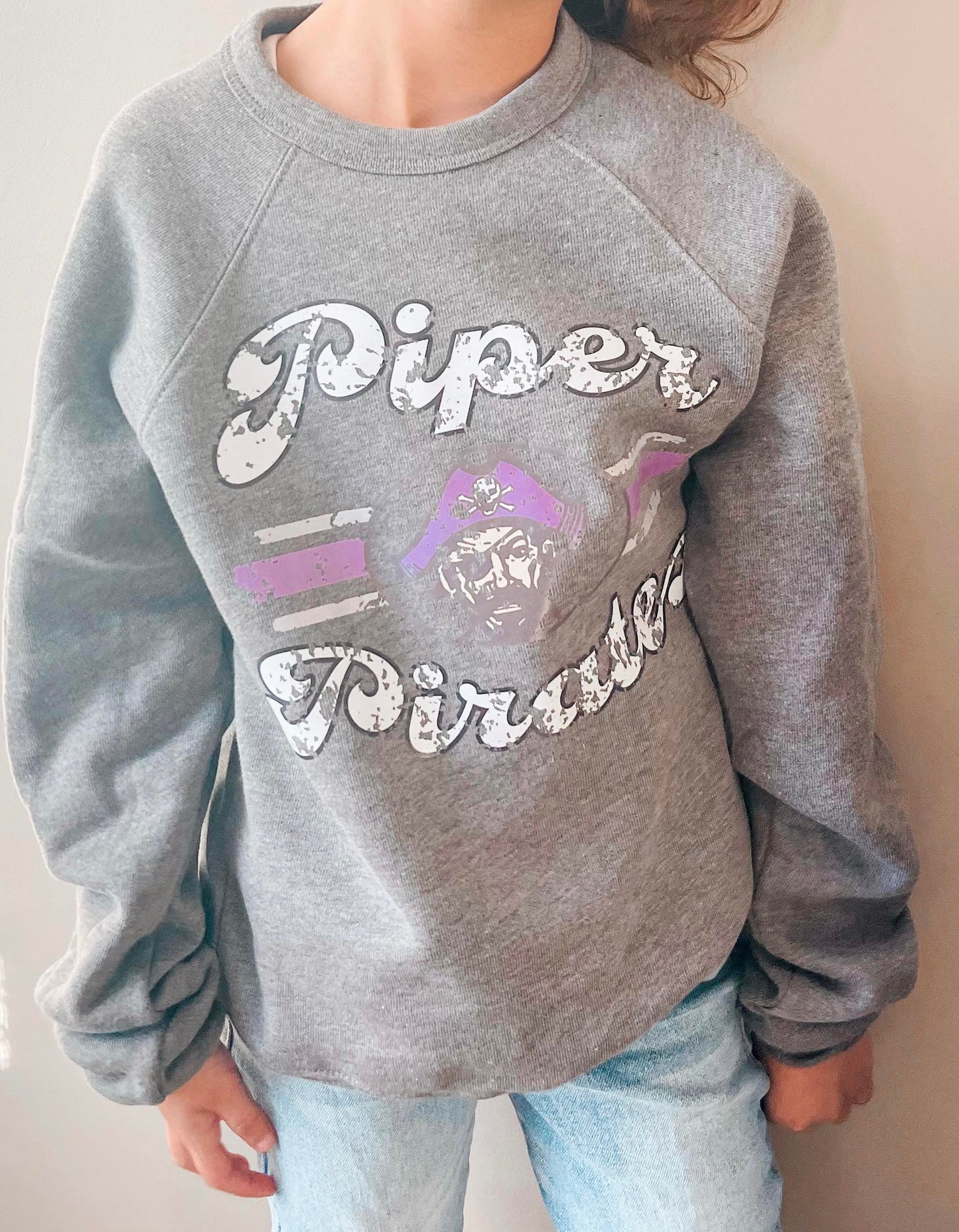 Piper Pirates - Youth Crew Neck Sweatshirt